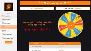 Vòng quay may mắn Cyberking